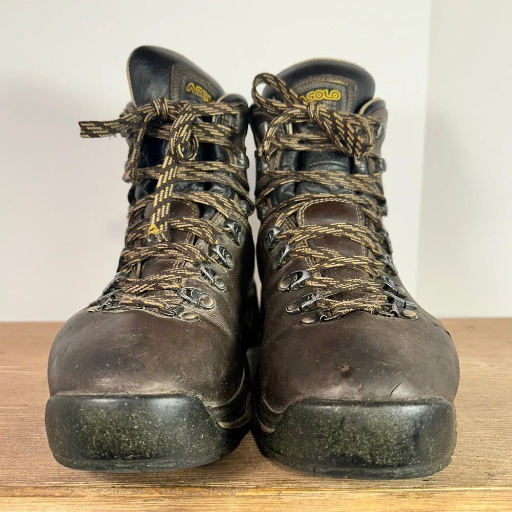 Asolo TPS 520 GV Evo Mens Hiking Boots SZ 10 Gore Tex Leather Backpacking Vibram